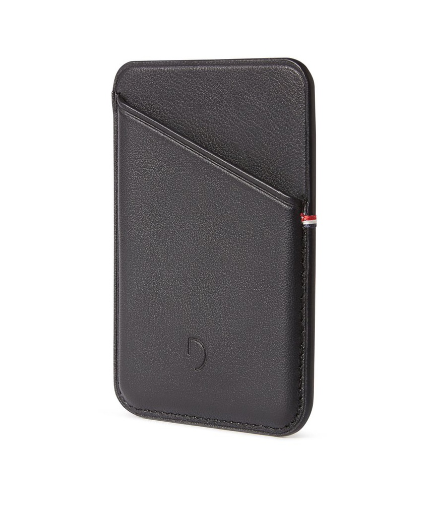 Decoded Leather Card Case - Black - Made for MagSafe