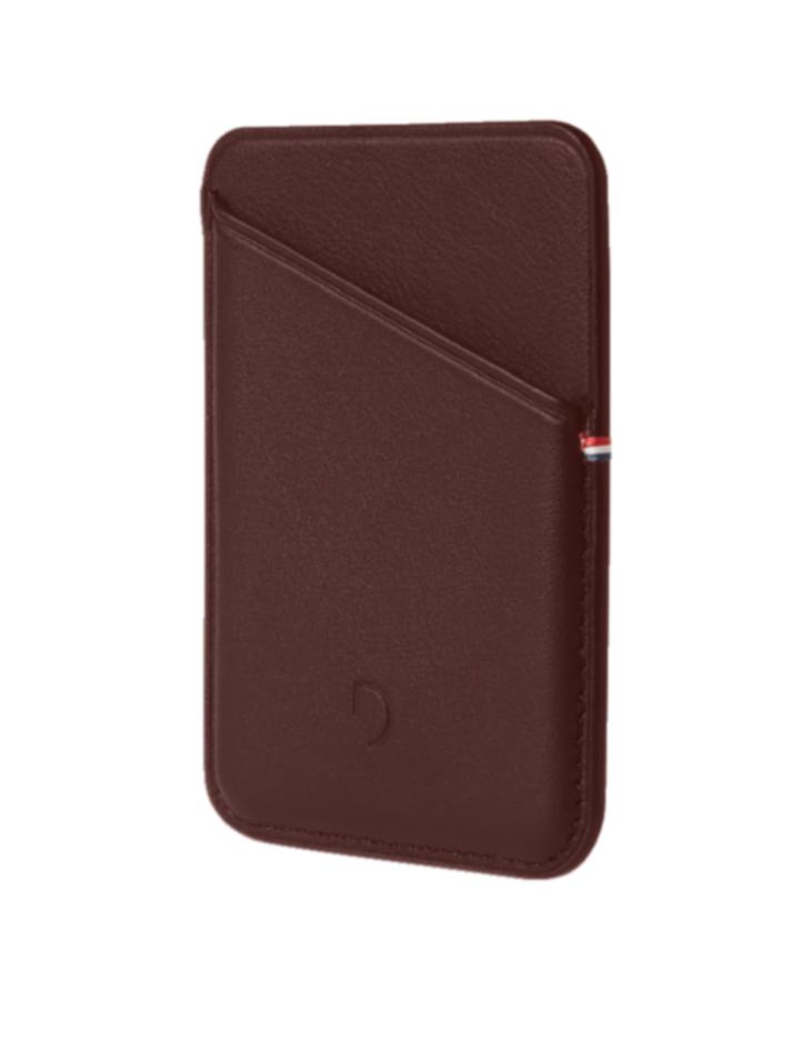 Decoded Leather Card Case - Brown - Made for MagSafe