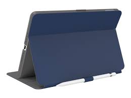 Speck Balance Folio Clear for iPad (7th & 8th gen) - Arcadia Navy/Grey