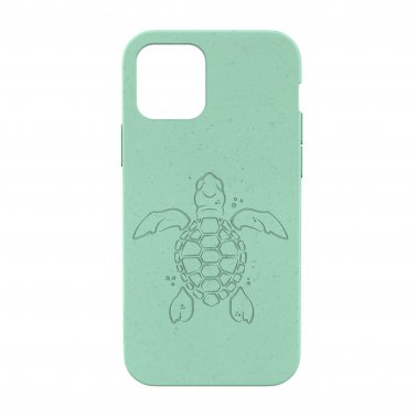 Pela Compostable Eco-Friendly Protective Case for iPhone 12 Pro Max - Turquoise Turtle Edition