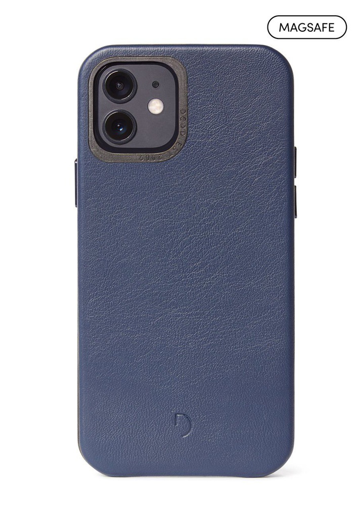 Decoded MagSafe Leather Backcover for iPhone 13 Pro - Matte Navy
