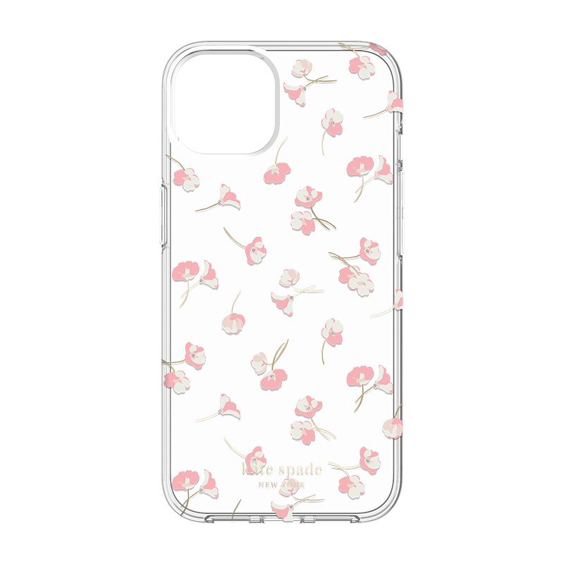 kate spade NY Defensive Hardshell Case for iPhone 13 Pro - Falling Poppies