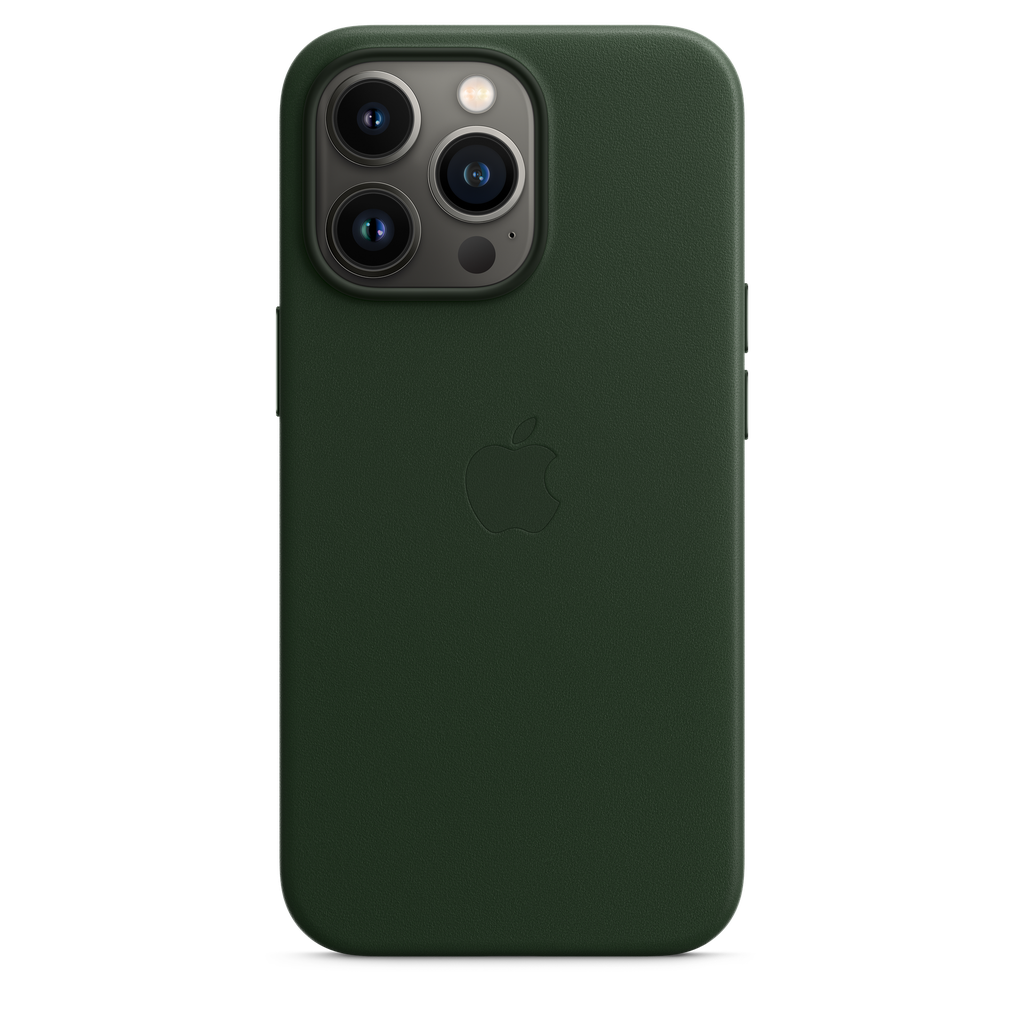 Apple iPhone 13 Pro Leather Case with MagSafe - Sequoia Green