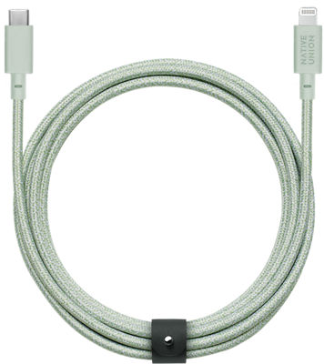 Native Union 3M Belt USB-C to Lightning Cable - Sage