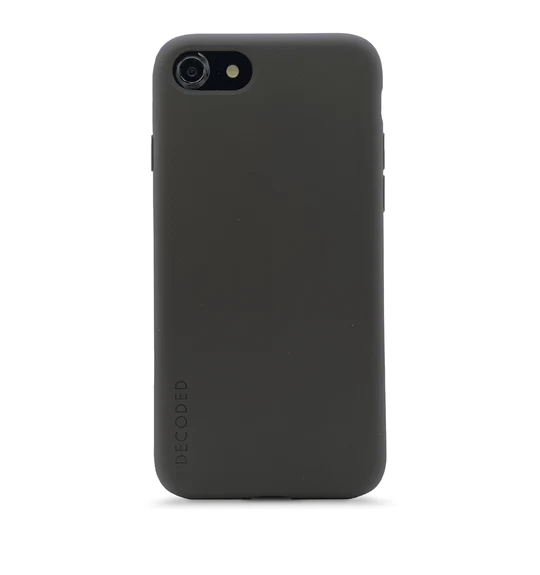 Decoded Silicone Backcover for iPhone SE (2nd & 3rd gen) 8/7/6 - Charcoal