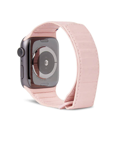 Decoded Leather Magnetic Traction Strap for Apple Watch 38mm/40mm/41mm/42mm - Powder Pink