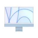 iMac (4.5K Retina, 24-inch, 2021): M1 chip with 8-core CPU and 8-core, 8GB Unified, 256GB, Blue - (Open Box)