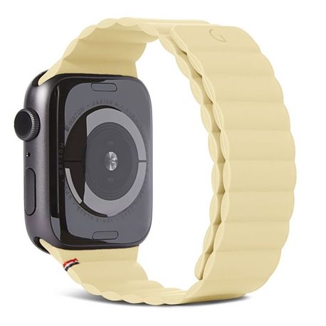 Decoded Silicone Magnetic Traction Strap for Apple Watch 42/44/45/49mm - Sweet Corn