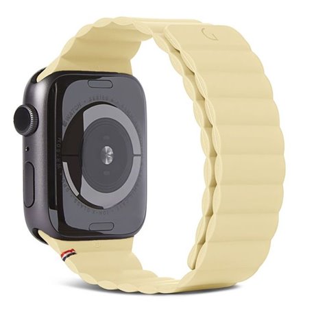 Decoded Silicone Magnetic Traction Strap for Apple Watch 42mm/44mm/45mm/46mm/49mm - Sweet Corn