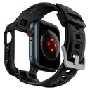 Spigen Rugged Armor Case Pro and Band for Apple Watch Series 7 / SE / 6 / 5 / 4 (45mm/44mm) - Black