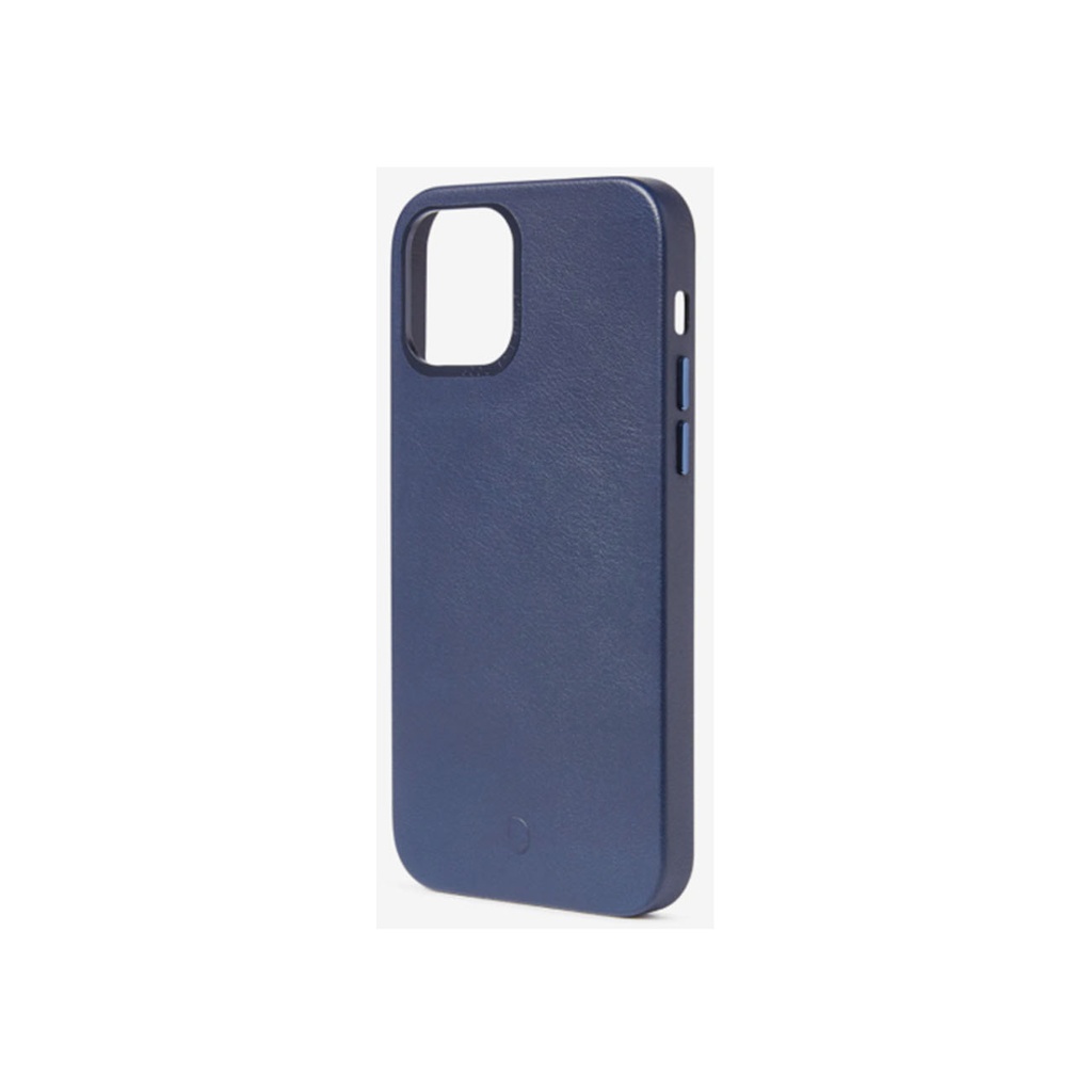 Decoded Leather Backcover with MagSafe for iPhone 14 Pro - Navy