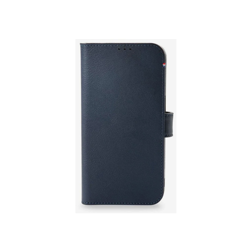 Decoded Leather Detachable Wallet with MagSafe for iPhone 14 Pro - Navy
