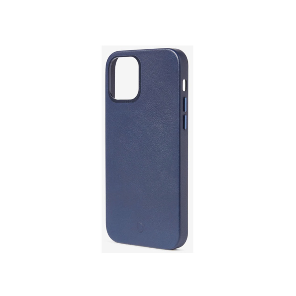 Decoded Leather Backcover with MagSafe for iPhone 14 Pro Max - Navy