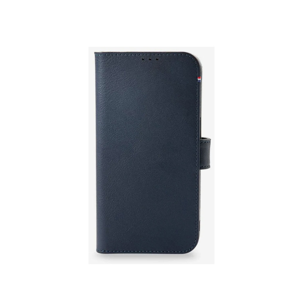 Decoded Leather Detachable Wallet with MagSafe for iPhone 14 Pro Max - Navy