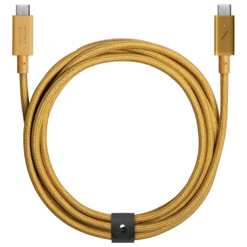 Native Union 2.4M Belt USB-C to USB-C Charging Cable - Kraft  (240W)