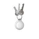 Nomad Rugged Keychain for AirTag - White