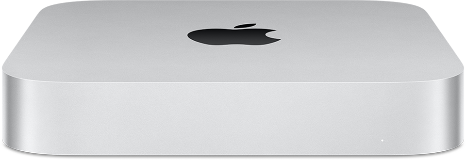 Mac mini: Apple M2 chip with 8‑core CPU and 10‑core GPU, 256GB SSD (Demo)