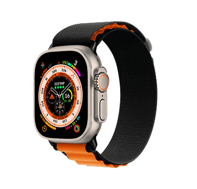 FURO Alpine Band Ultra for Apple Watch 42/44/45/49mm - Black/Orange