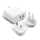 Native Union Fast GAN Charger - 67W with International Adapters - White