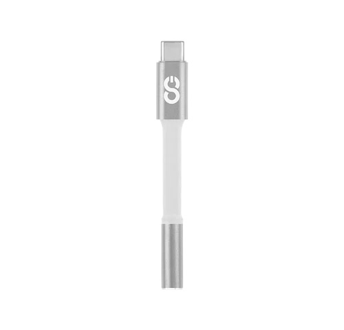 LOGiiX Aux Adapter USB-C to 3.5mm Aux - White