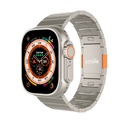 Logiix Titan Link Apple Watch Ultra Band 42mm/44mm/45mm/46mm/49mm - Steel/Titanium Finish