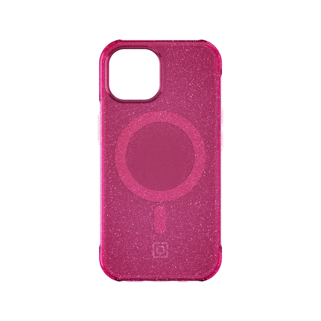 Incipio Forme Protective Case with MagSafe for iPhone 15 Pro - Pop Pink Glitter
