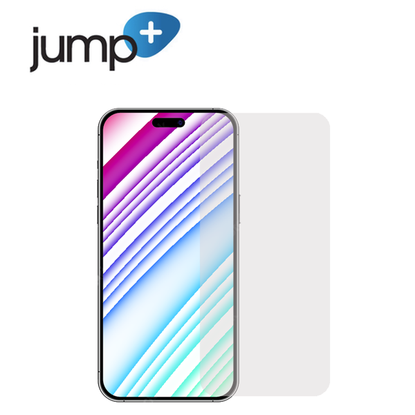 jump+ Glass Screen Protector for iPhone 15 and iPhone 15 Pro