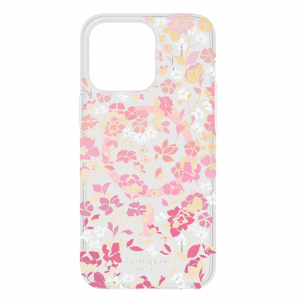 kate spade new york Protective Hardshell with MagSafe for iPhone 15 Pro Max - Flowerbed