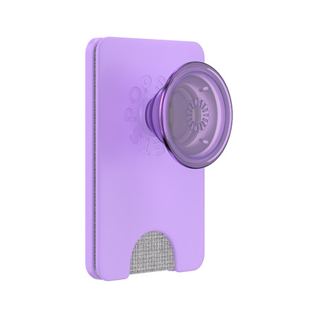PopSockets PopWallet+ for MagSafe with Magnetic Ring Adapter - Lavender Purple