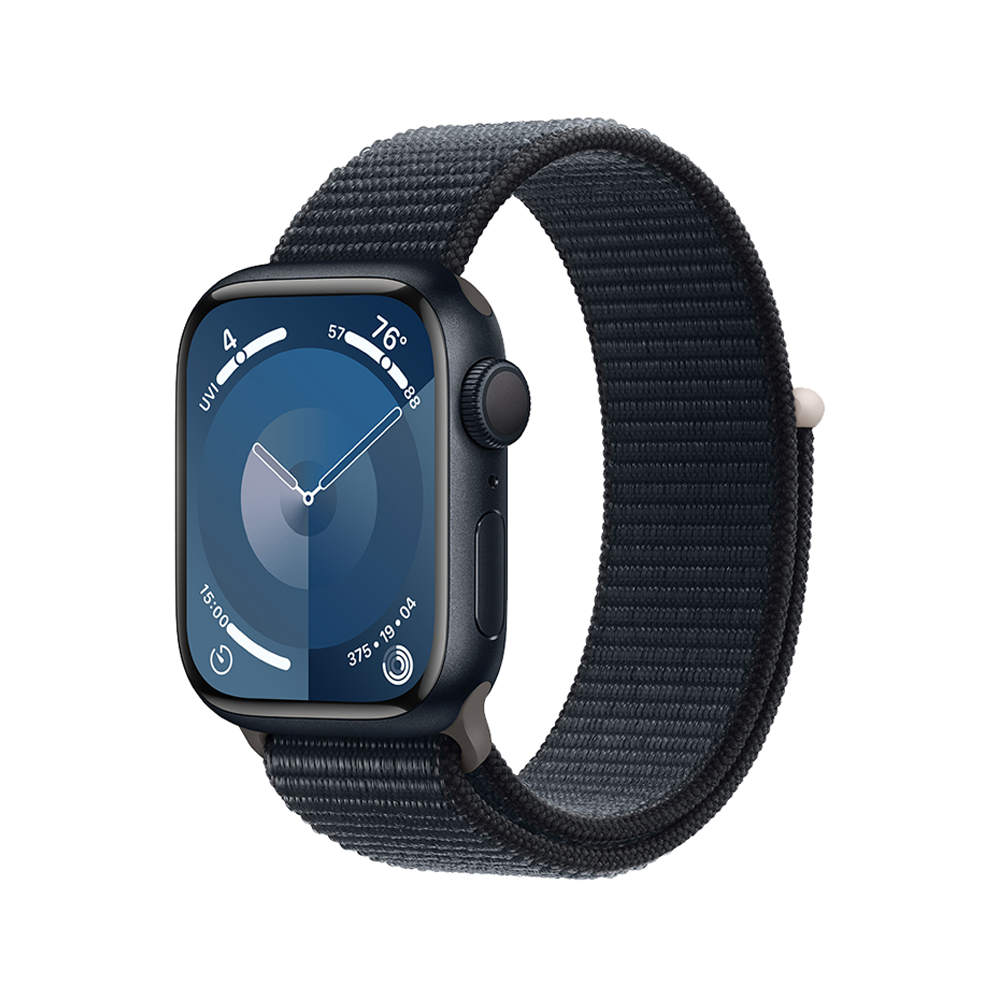 Apple Watch Series 9 (45MM, GPS) Midnight Aluminum with Midnight Sport Loop - Open Box