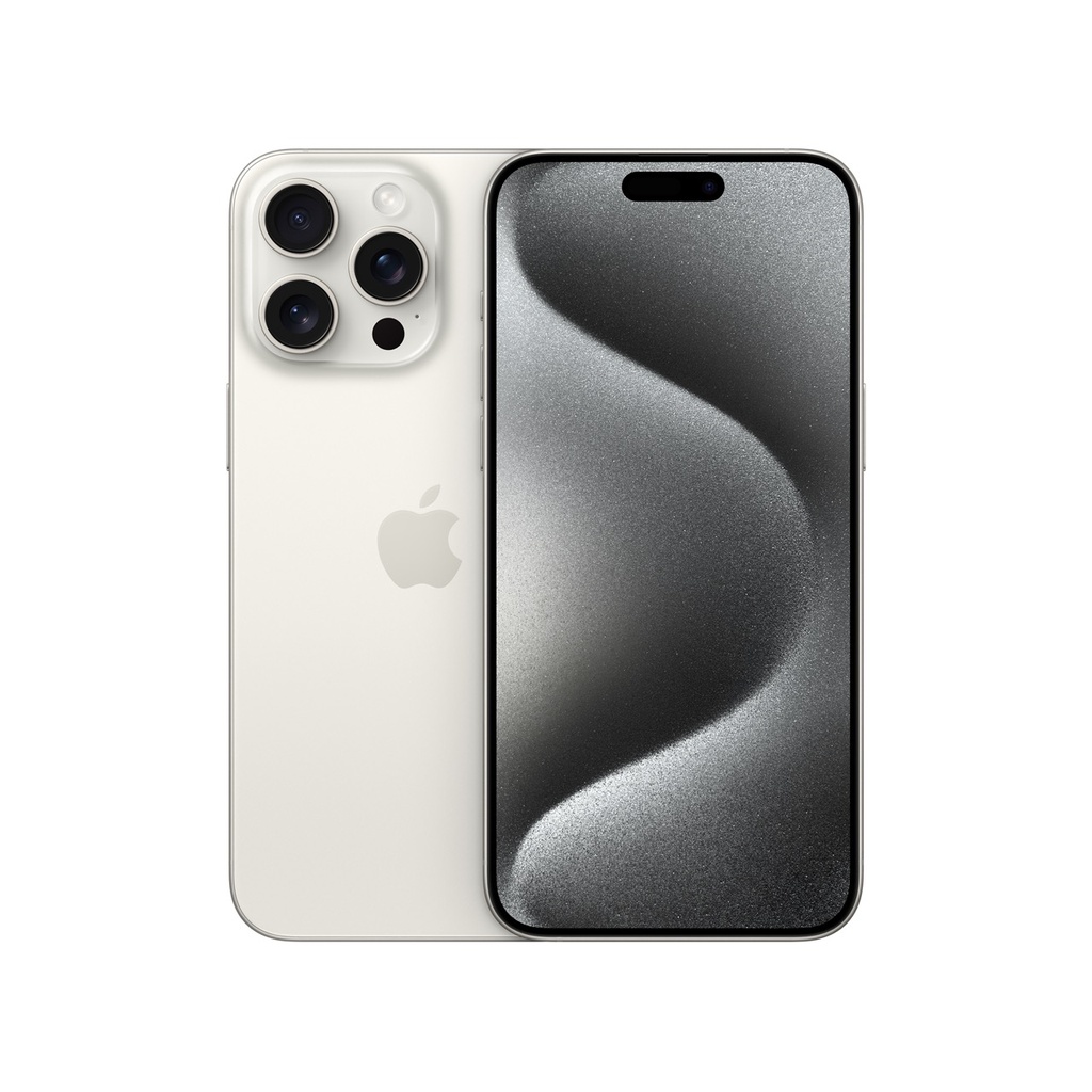 Apple iPhone 15 Pro Max (256GB, White Titanium) - Open box