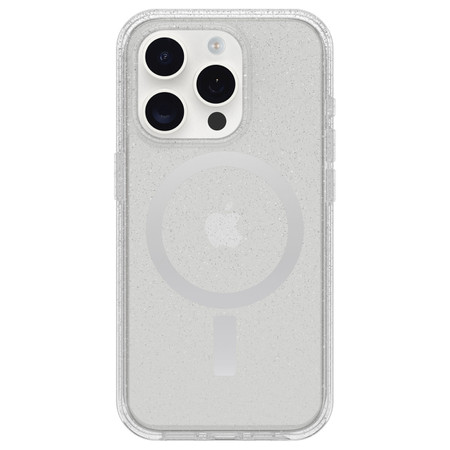 Otterbox Symmetry+ Case with MagSafe for iPhone 15 Pro Max - Clear/Glitter (Stardust)