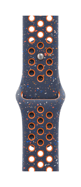 Apple 44mm/45mm/46mm/49mm Blue Flame Nike Sport Band - M/L