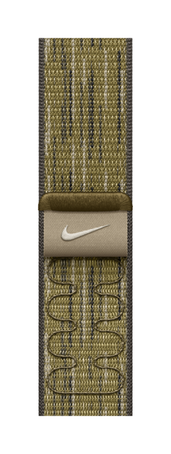 Apple 42mm/44mm/45mm/46mm/49mm Green/Grey Nike Sport Loop