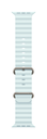 42mm/44mm/45mm/46mm/49mm Ice Blue Ocean Band - Natural Titanium Finish
