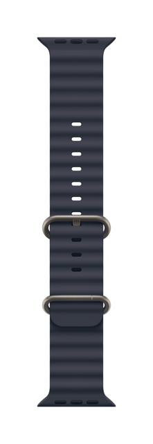 42mm/44mm/45mm/46mm/49mm Navy Ocean Band - Natural Titanium Finish