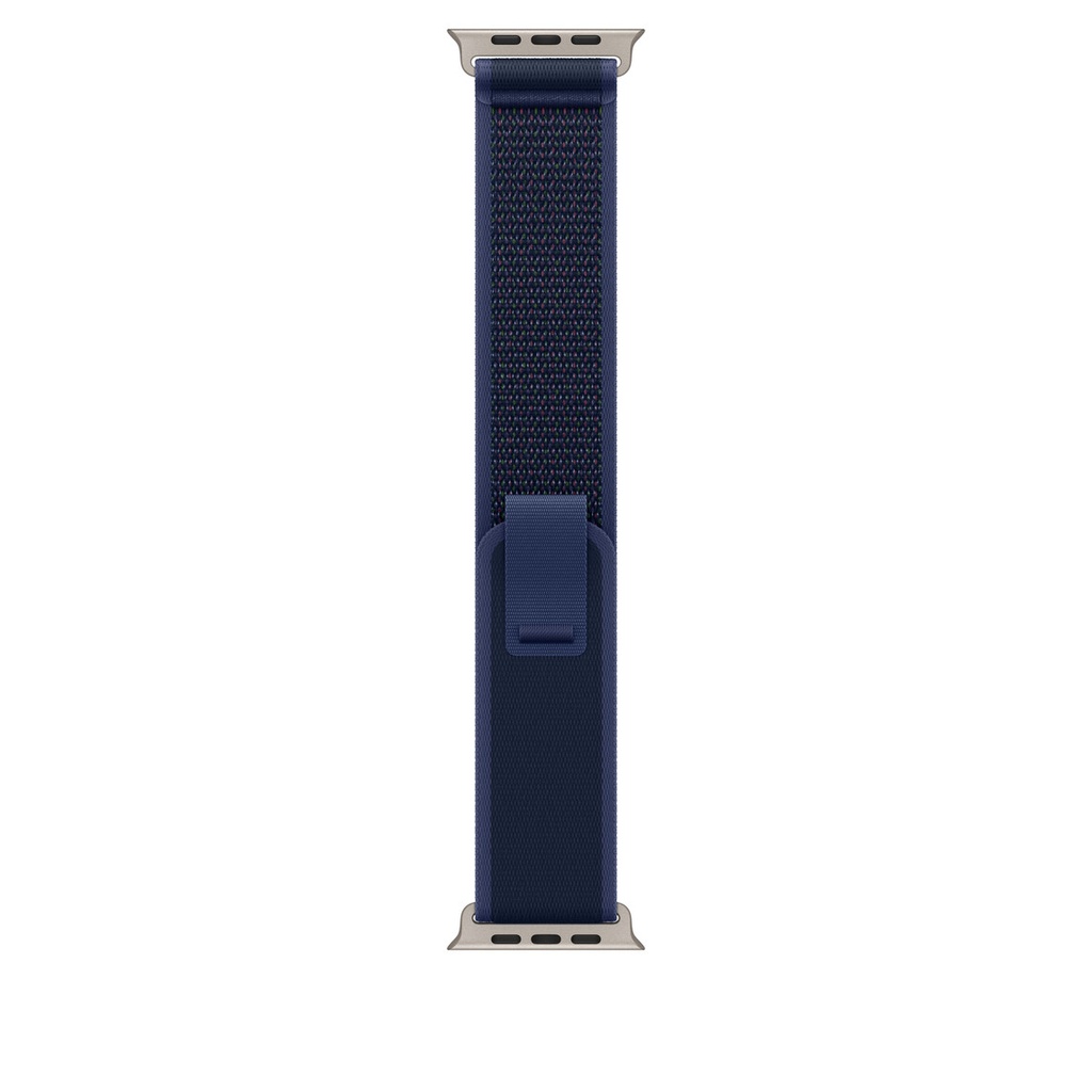 42mm/44mm/45mm/46mm/49mm Blue Trail Loop - M/L - Natural Titanium Finish