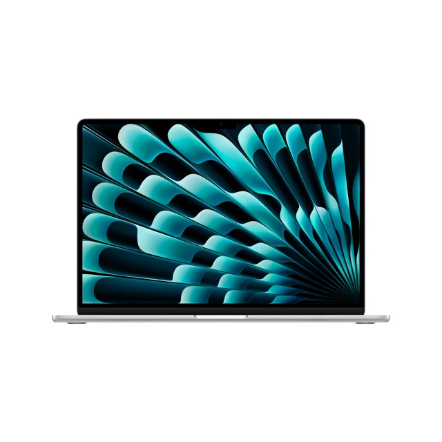Apple 15-inch MacBook Air (M3 chip with 8-core CPU, 10-core GPU) 256GB SSD, 16GB Unified Memory, Silver - Open Box