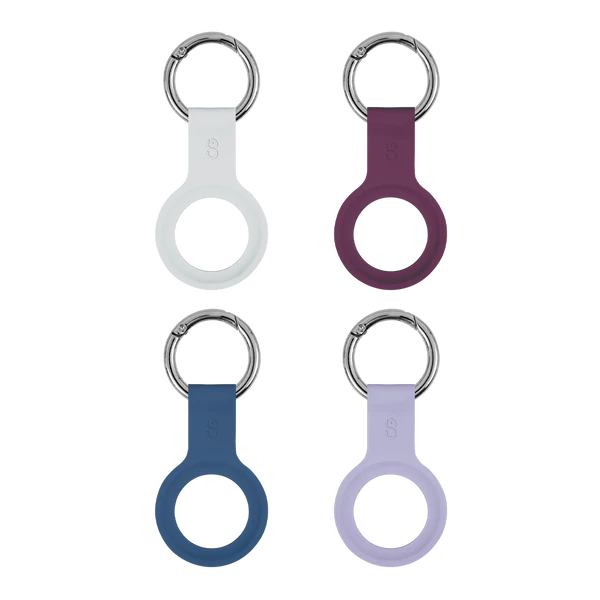 LOGiiX Silicone Tag for AirTag 4 Pack - Colourful