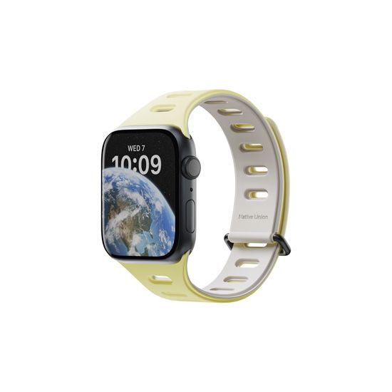 Native Union 42mm/44mm/45mm/46mm/49mm Ultra Magnetic Band - Lemon/Sandstone