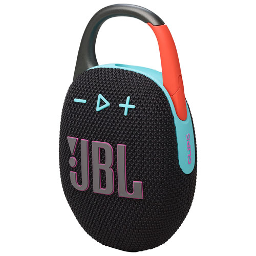 JBL Clip5 Bluetooth Speaker - Funky Black