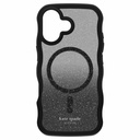 kate spade new york Wavy Protective Hardshell with MagSafe for iPhone 17 - Nightfall Black