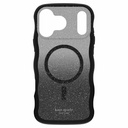 kate spade new york Wavy Protective Hardshell with MagSafe for iPhone 17 Pro Max - Nightfall Black