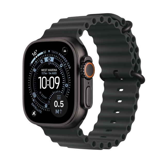 Apple Watch Ultra 3 GPS + Cellular Black Titanium Case