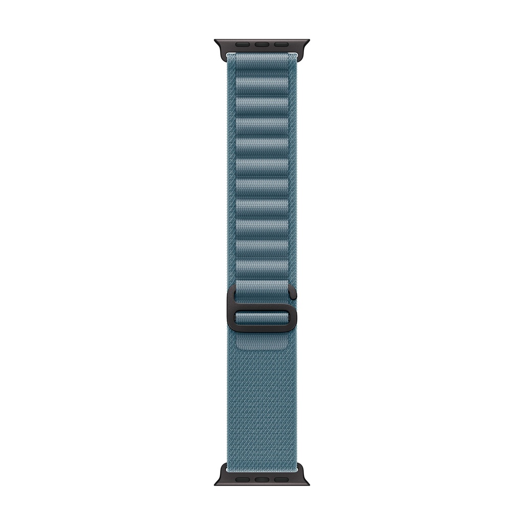 49mm Light Blue Alpine Loop - Large - Black Titanium Finish