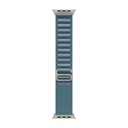 49mm Light Blue Alpine Loop - Large - Natural Titanium Finish