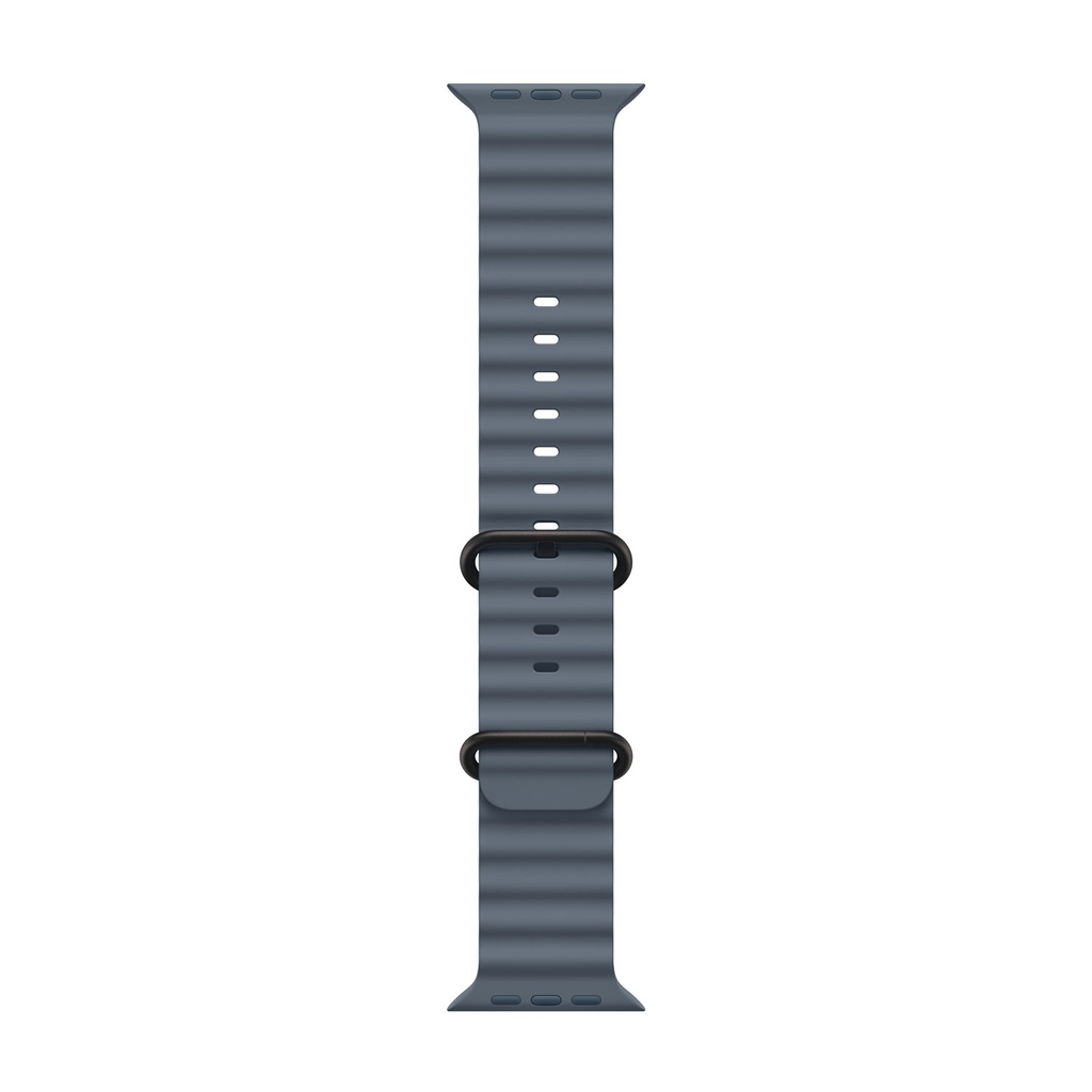 49mm Anchor Blue Ocean Band - Black Titanium Finish