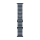 49mm Anchor Blue Ocean Band - Black Titanium Finish