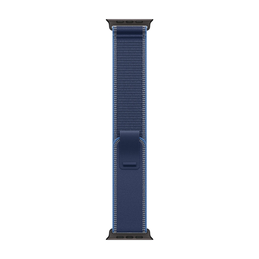 49mm Blue/Bright Blue Trail Loop - M/L - Black Titanium Finish