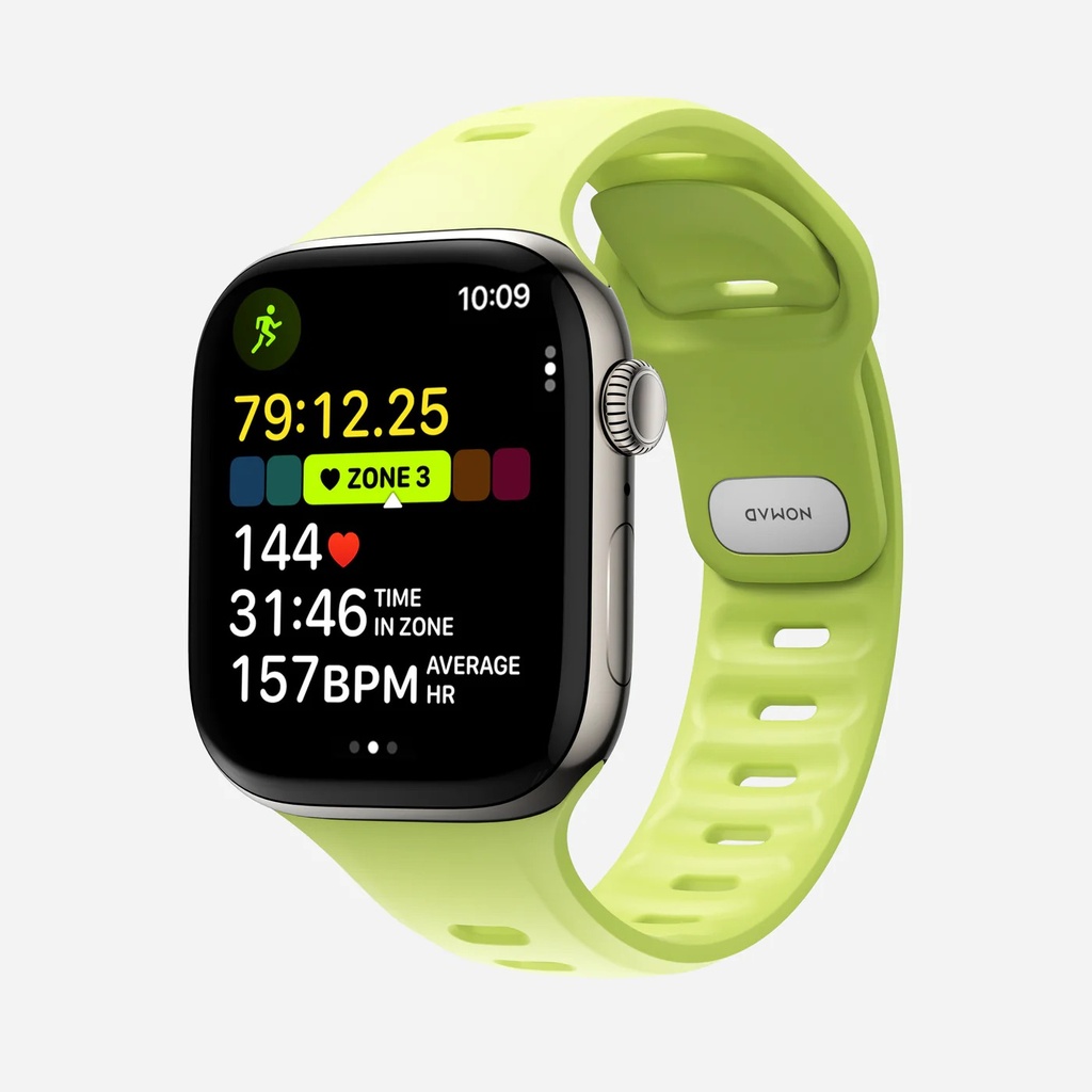 Nomad Tempo Band for Apple Watch 40mm/41mm/42mm - Lime (Lumen)